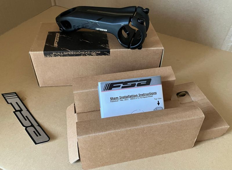Used Fsa KFX DROP STEM Cockpit