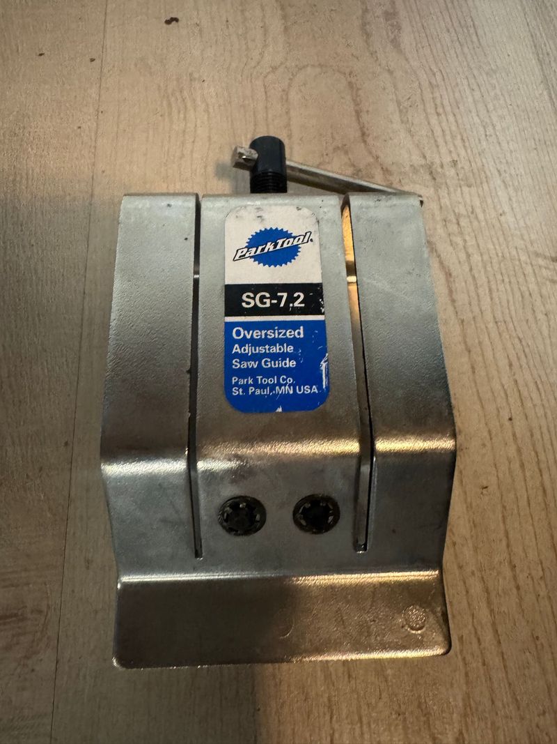 Used Park Tool SG-7.2 Oversized Adjustable Saw Guide 2025 Cycling Accessories