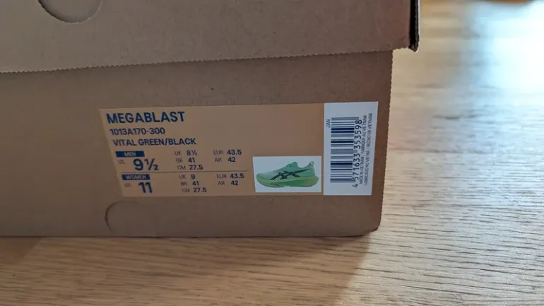 Asics Megablast bike usato — immagine 3 di 3