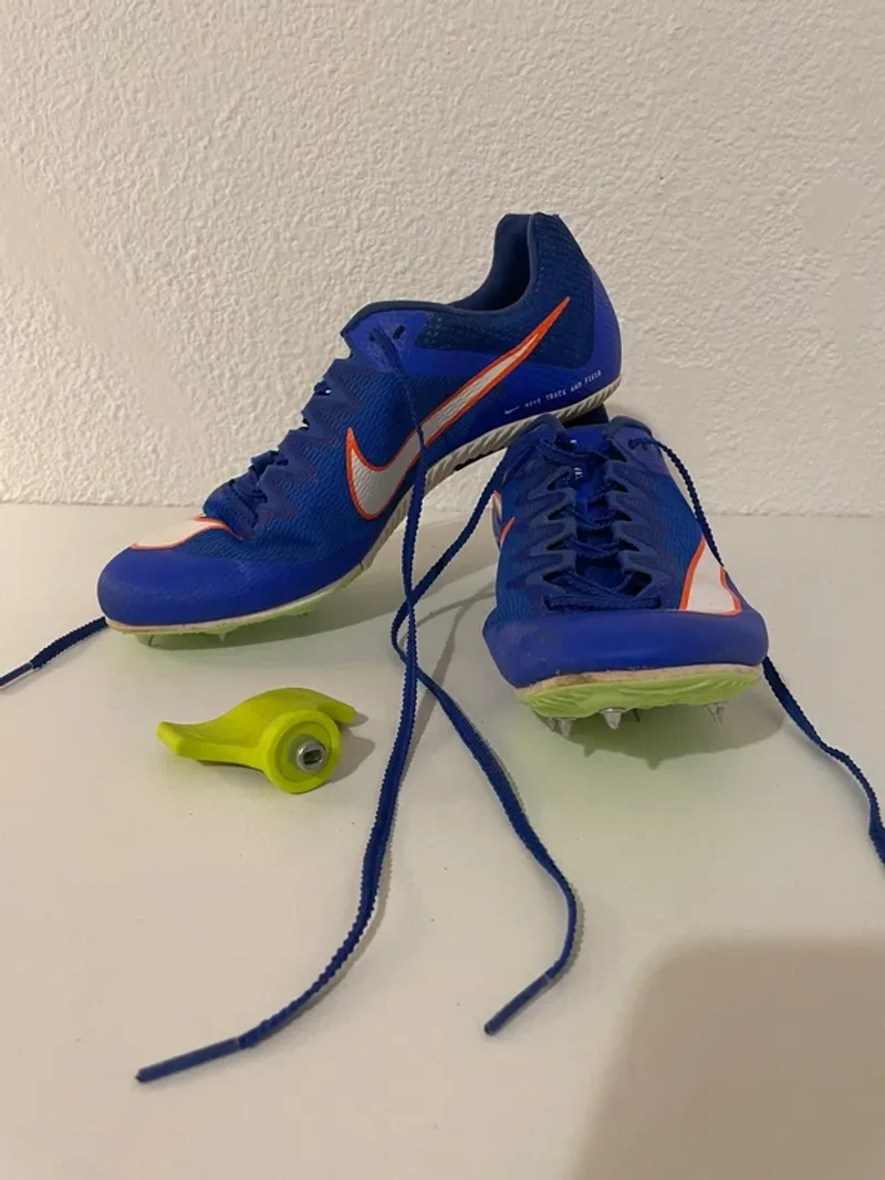 Brugt Orange Nike Pointes d’athlétisme Running Shoes