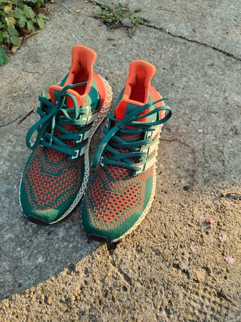 Brugt Adidas Ultra 4D Miami Hurricanes Running Shoes