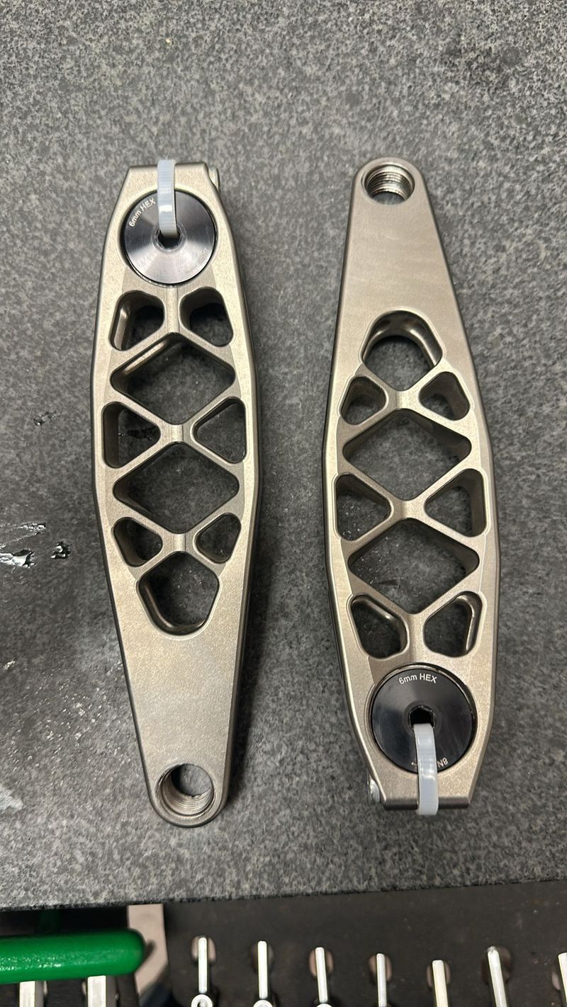 Used 5DEV Titanium Cranks for Shimano Motor 2025 Drivetrain & Pedals