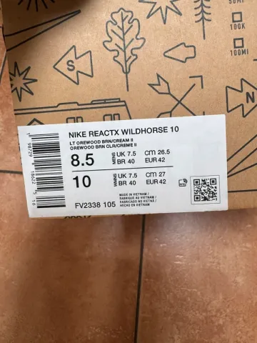 Nike reactx wildhorse 10 bike usato — immagine 4 di 4