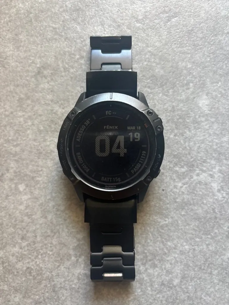Gebrauchtes Garmin Fenix 6X Pro Solar bike — Bild 2 von 8