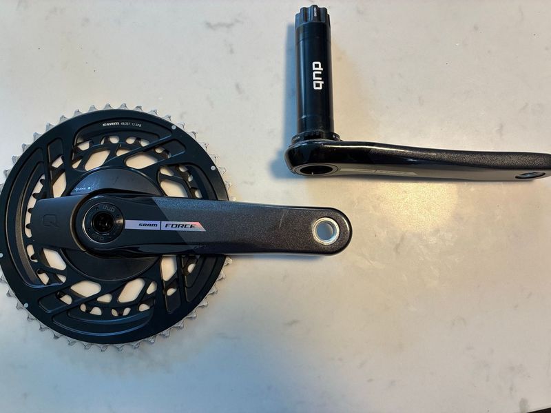 Used Sram Force D2 AXS 2x Power Meter Crankset 2024 Drivetrain & Pedals