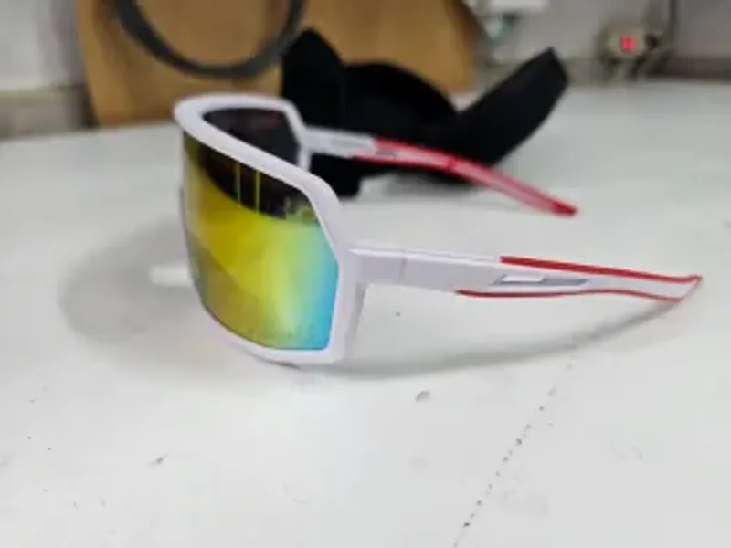 Used wurth Gafas deportivas blancas y rojas Cycling Accessories