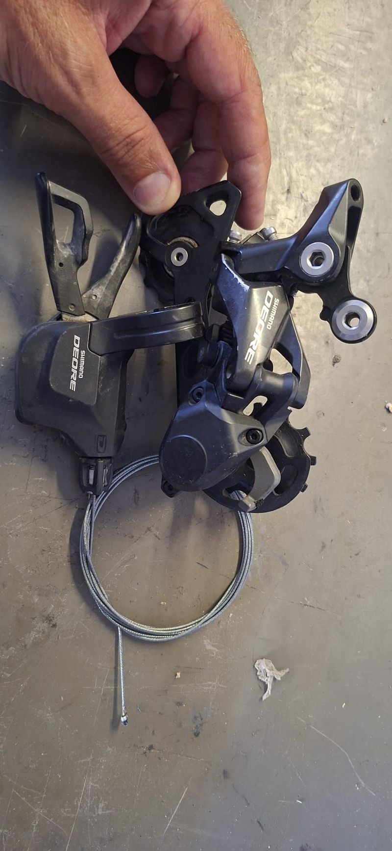 Used Shimano DEORE Drivetrain & Pedals
