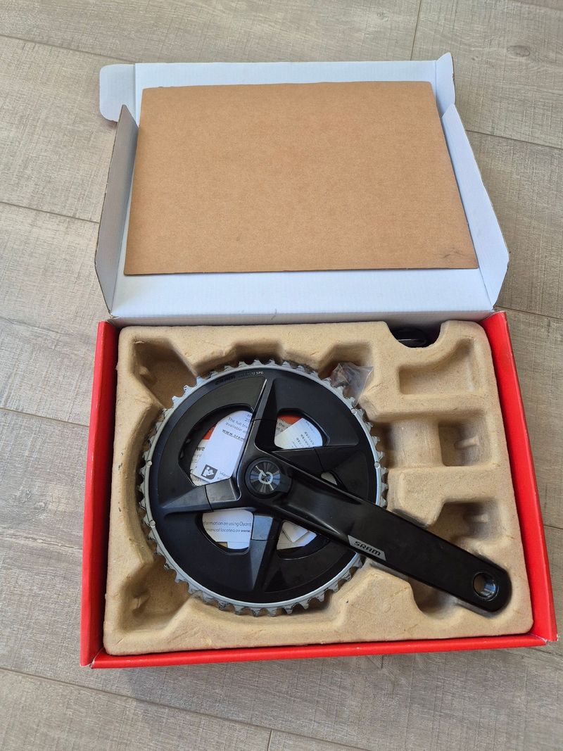 Used Sram Rival Quarq Crankset Drivetrain & Pedals