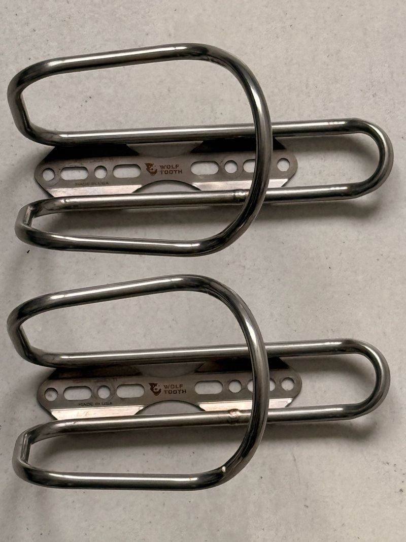 Used Wolf Tooth Titanium Bottle Cages 2021 Cycling Accessories