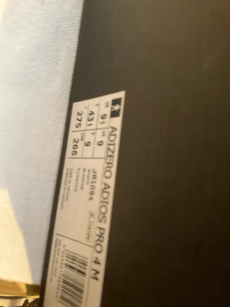 Použité Adidas Adizero Adios Pro 4 bike — obrázek 8 z 8
