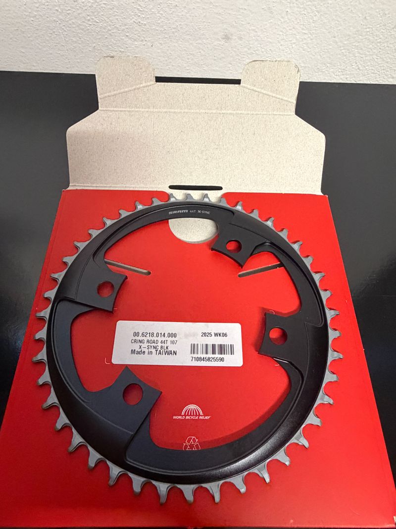 Used Sram X-Sync Road 44T Chainring 2026 Drivetrain & Pedals