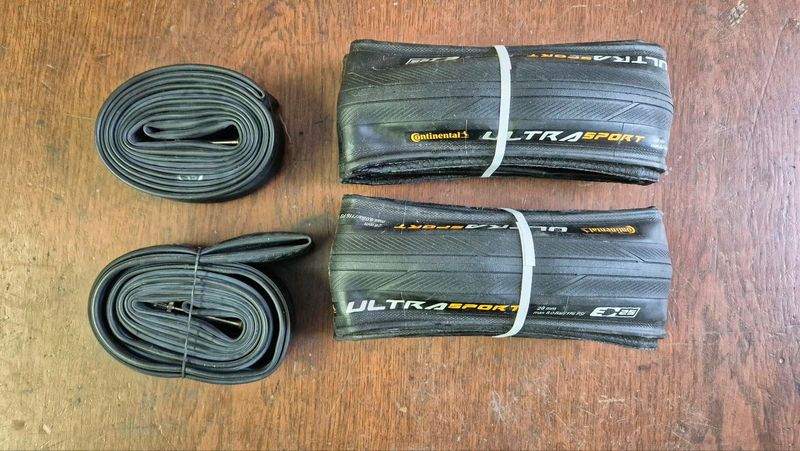 Used Continental Ultra Sport Tyres & Tubes
