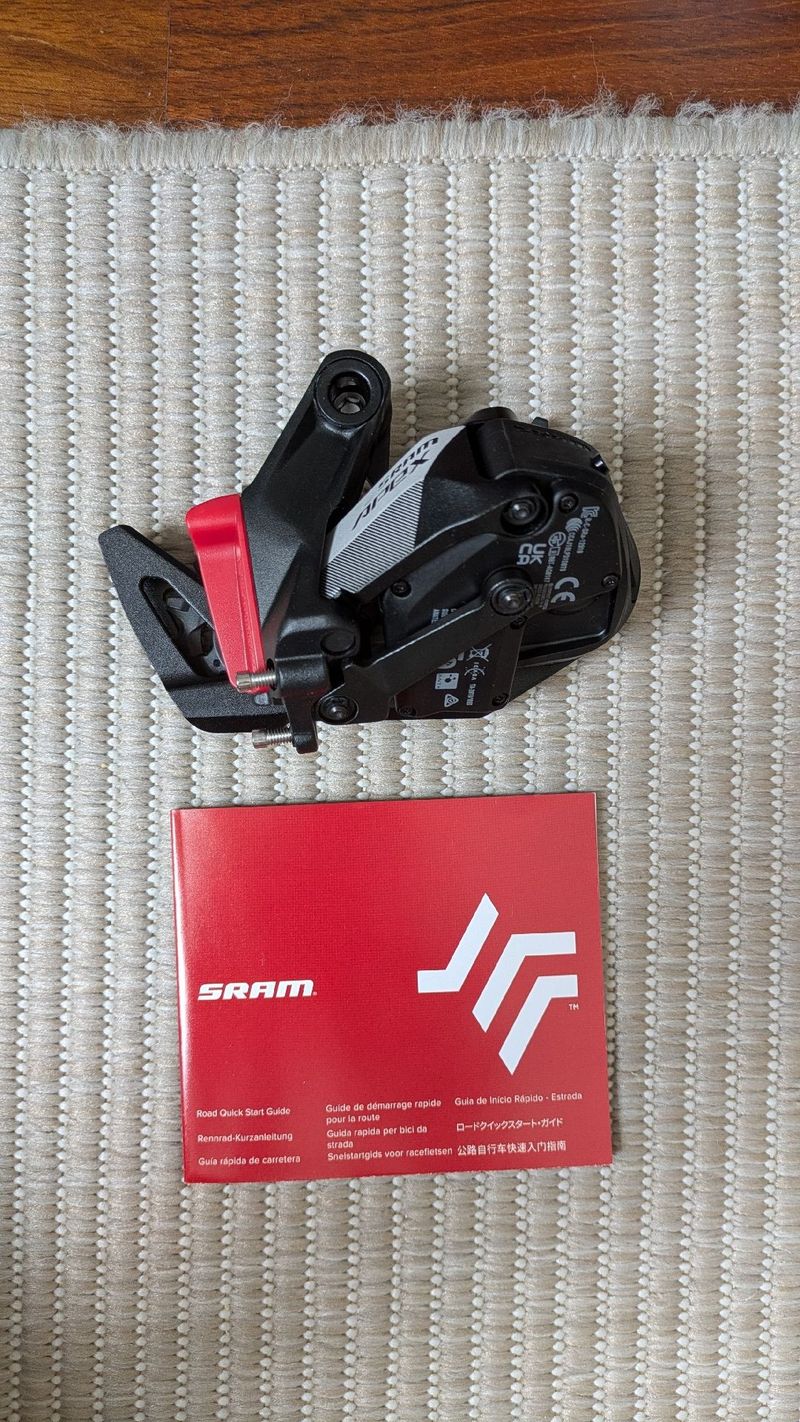 Used Sram Apex XPLR AXS 12-Speed Rear Derailleur Drivetrain & Pedals