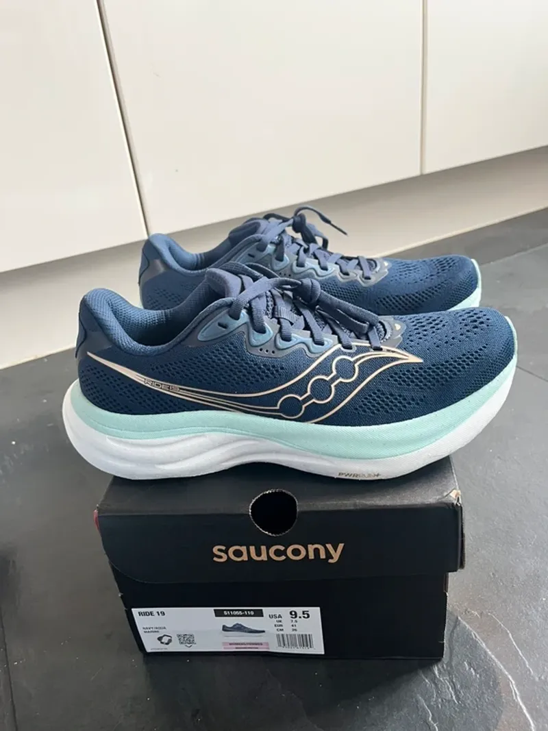 Used Saucony Ride 19 Running Shoes