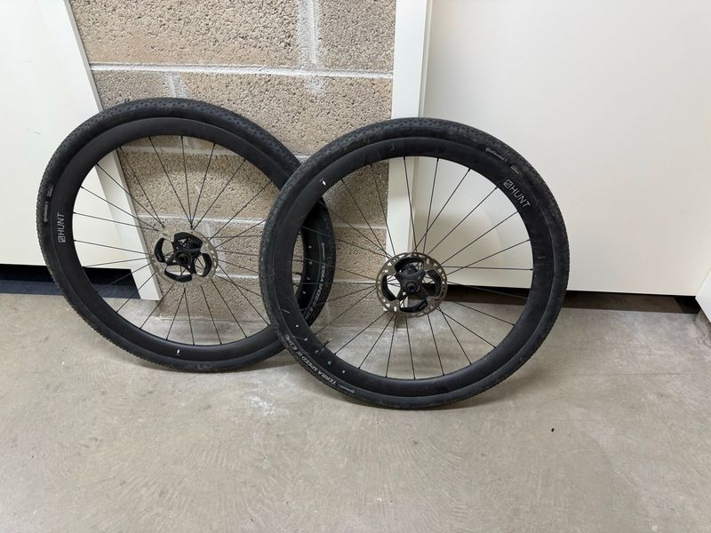 Used Hunt Wheels 40 Carbon Gravel Race Wheelset 2024 Wheels