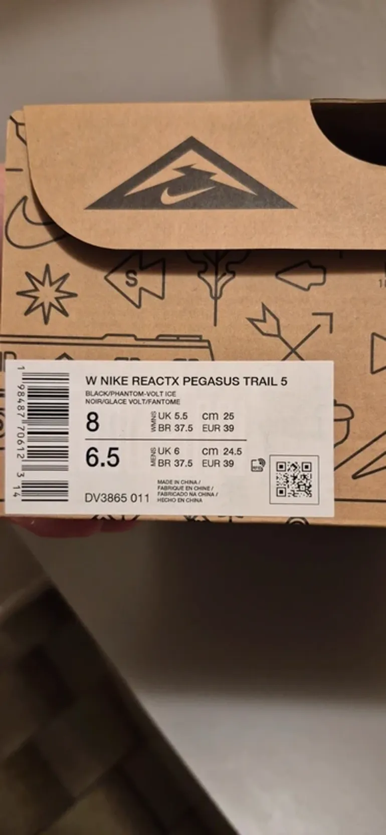 Used Lightweight Nike ReactX Pegasus Trail 5 bike — image 7 of 8