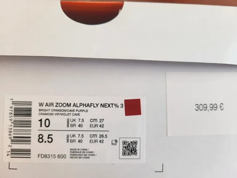 Used Nike Air Zoom Alphafly Next% 3 bike — image 4 of 10
