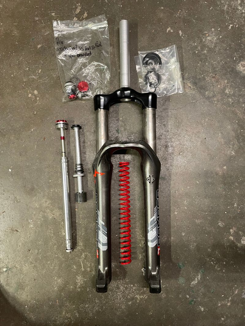 Used Marzocchi Bomber 55 RC3 TI Fork