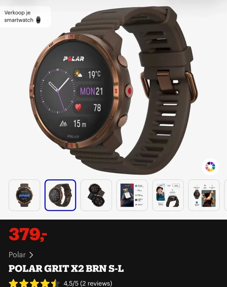 Brugt Polar Grit X2 bike — billede 3 af 3