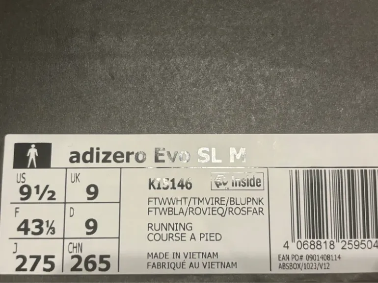 Adidas adizero Evo SL bike d'occasion — image 6 sur 6