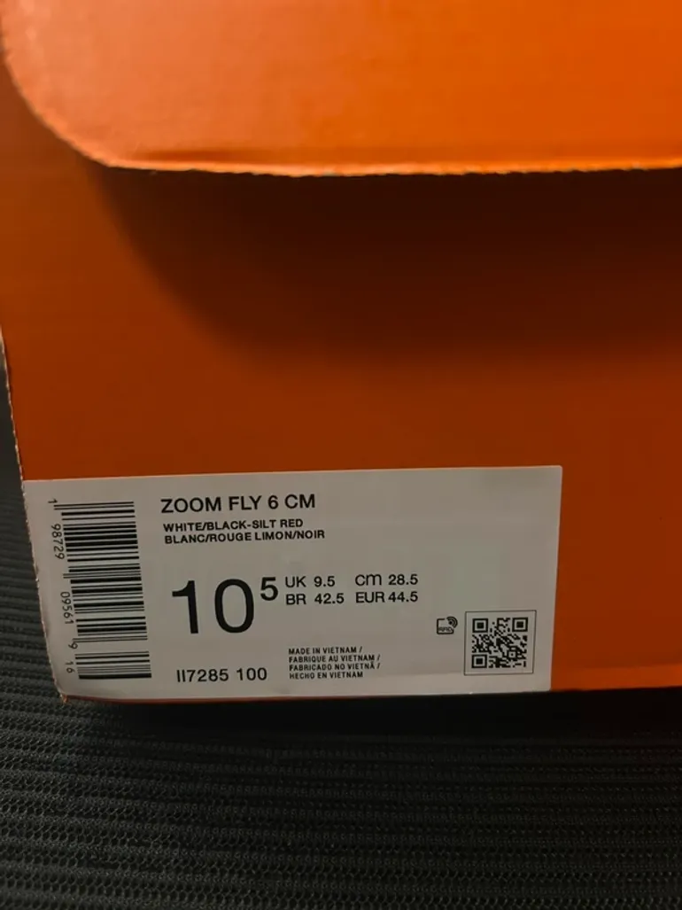 Used White Nike Zoom Fly 6 bike — image 4 of 7