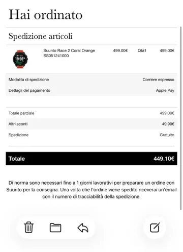 Used Orange Suunto Race 2 2025 bike — image 8 of 9