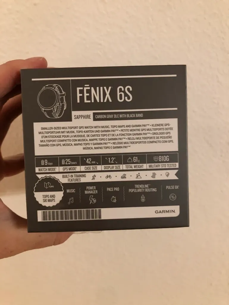 Tweedehands Garmin Fenix 6S Sapphire bike — afbeelding 3 van 7