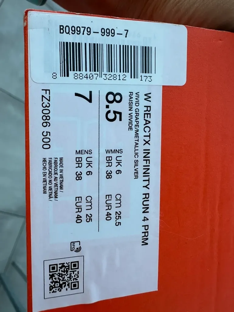 Nike ReactX Infinity Run 4 PRM bike d'occasion — image 6 sur 9