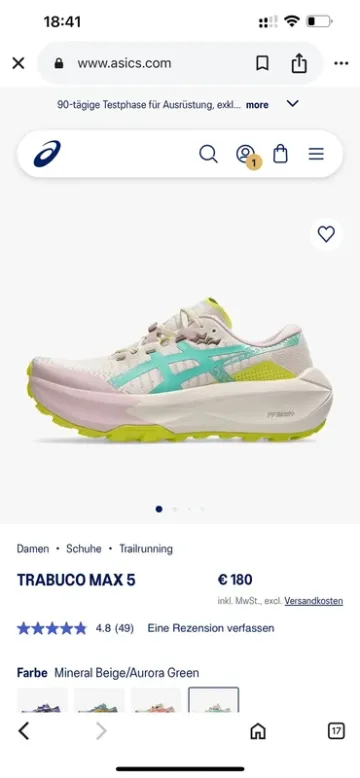 Używany Asics Trabuco Max 5 bike — zdjęcie 10 z 14