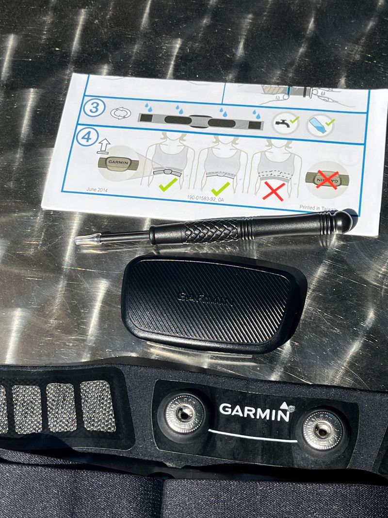 Używany Garmin HRM-Dual Heart Rate Monitor Electronics