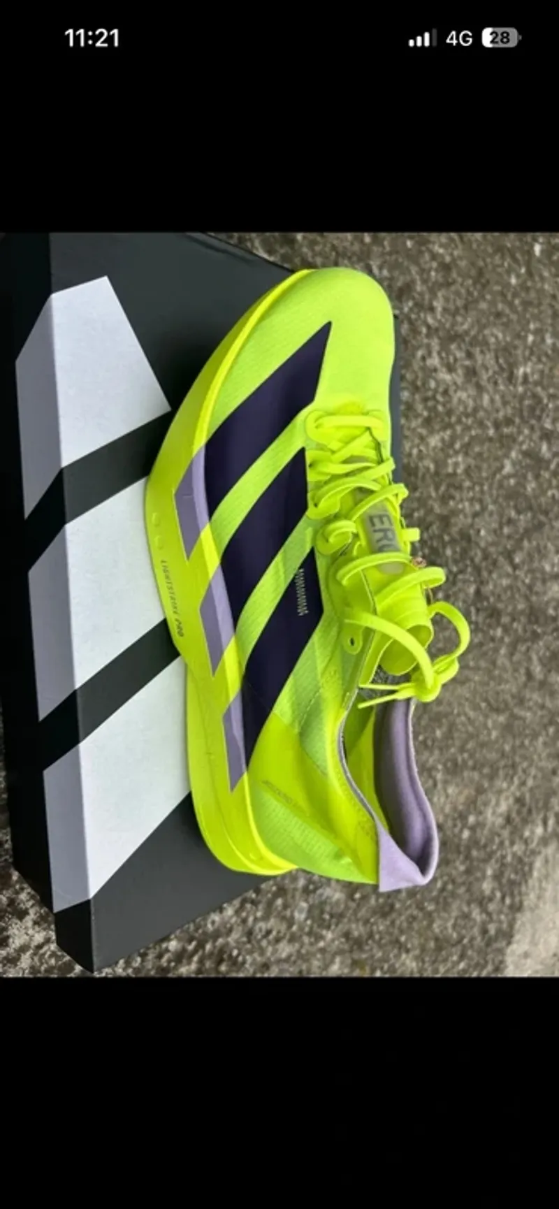 Used Adidas Adios Pro 4 Running Shoes
