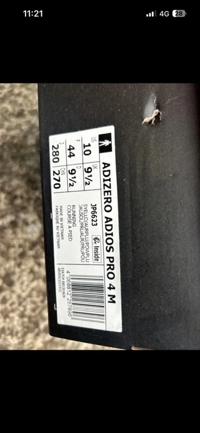 Used Adidas Adios Pro 4 bike — image 5 of 5