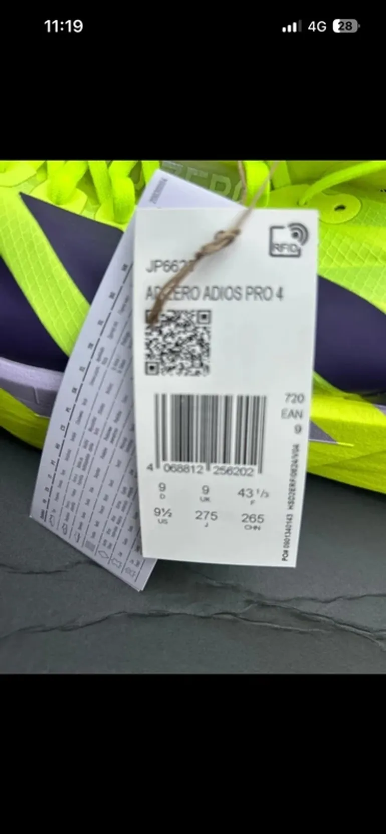 Used Adidas Adios pro 4 bike — image 4 of 5