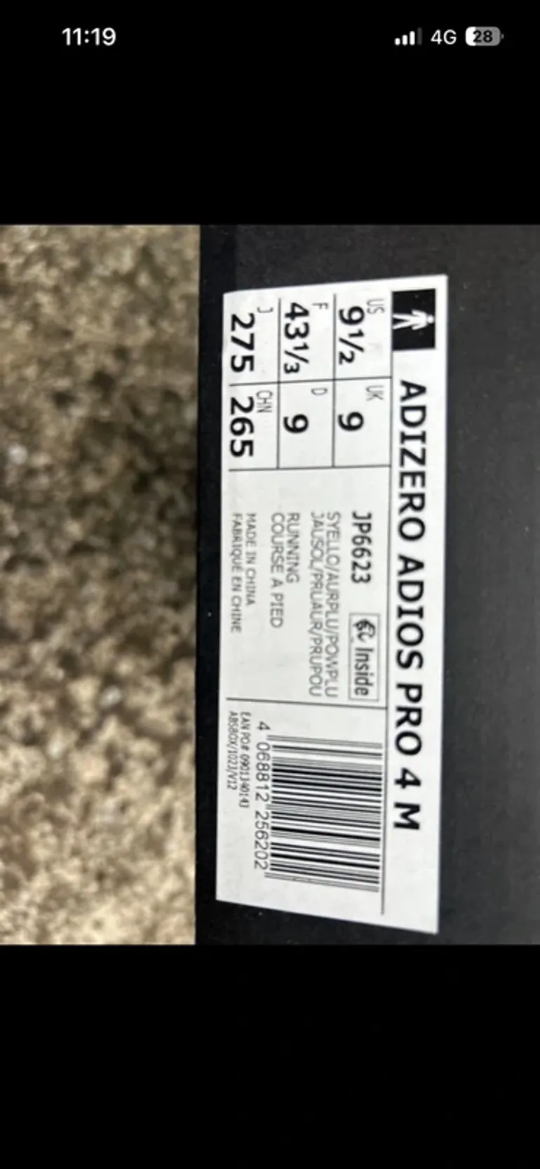 Used Adidas Adios pro 4 bike — image 5 of 5