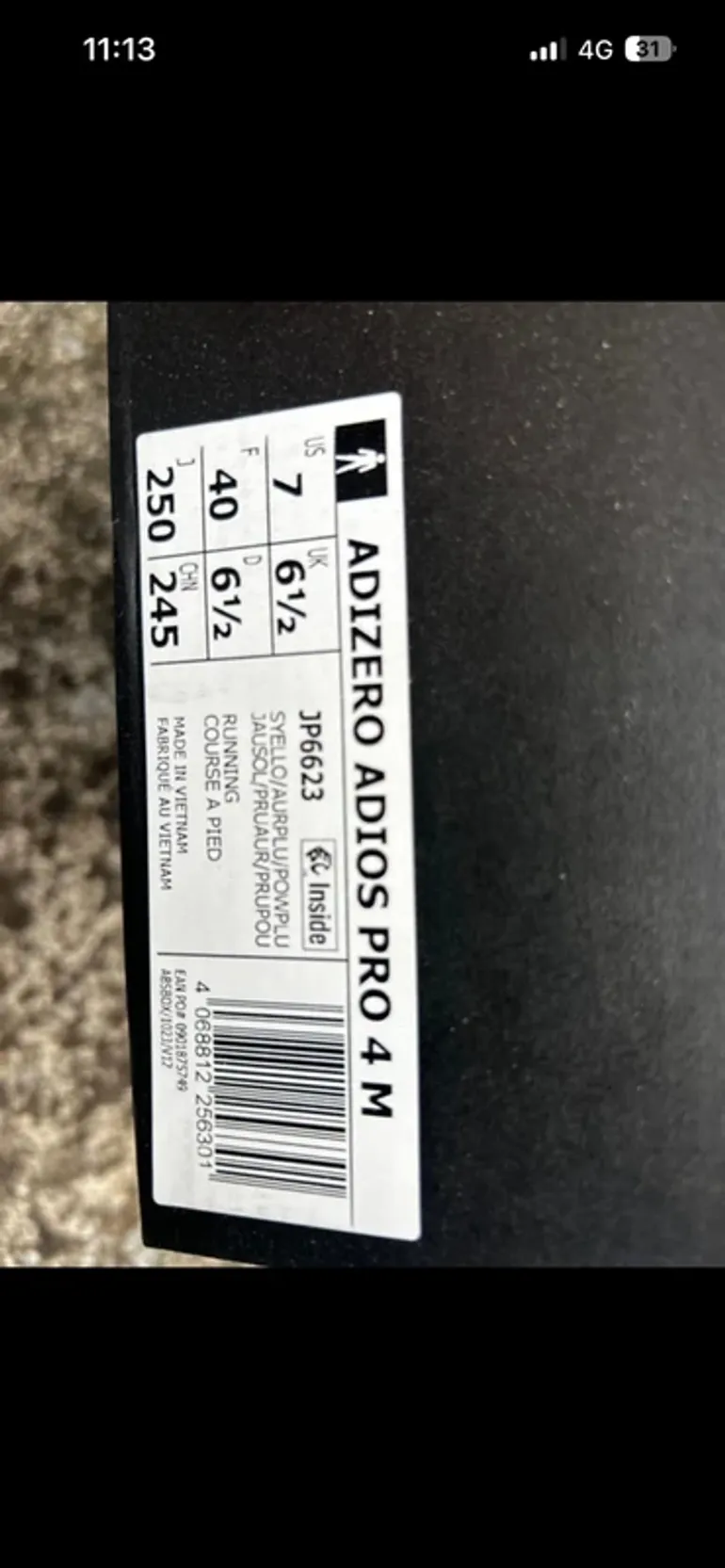 Used Adidas Adios Pro 4 bike — image 5 of 5