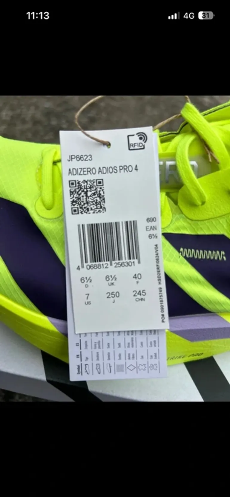 Used Adidas Adios Pro 4 bike — image 4 of 5