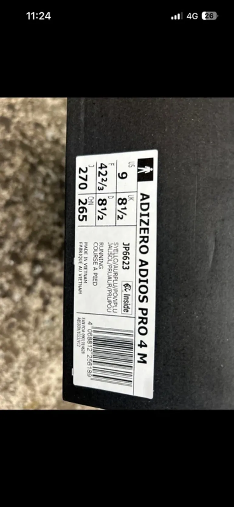 Used Adidas Adios pro 4 bike — image 5 of 5