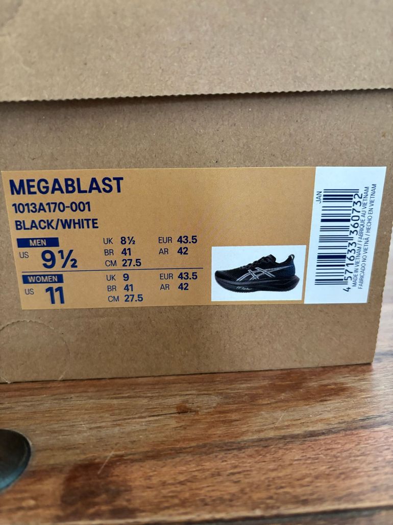 Brugt Asics Megablast 2026 bike — billede 2 af 10