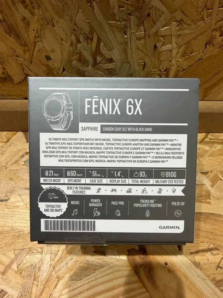 Gebrauchtes Garmin Fenix 6X Sapphire bike — Bild 2 von 14