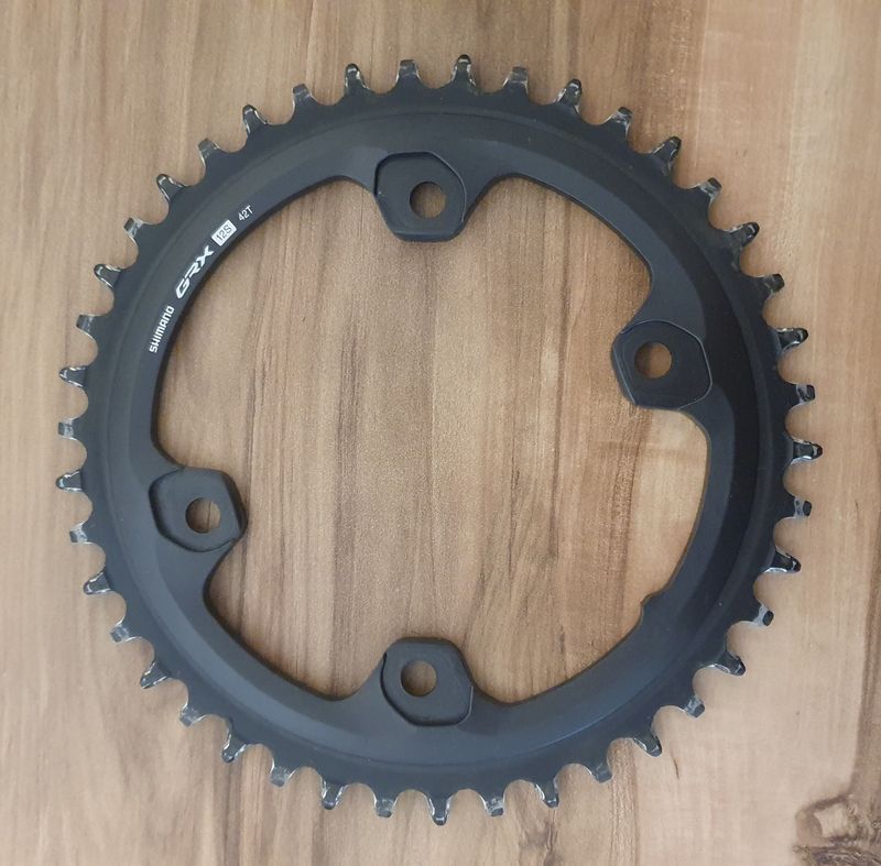 Used Shimano GRX Chainring Drivetrain & Pedals