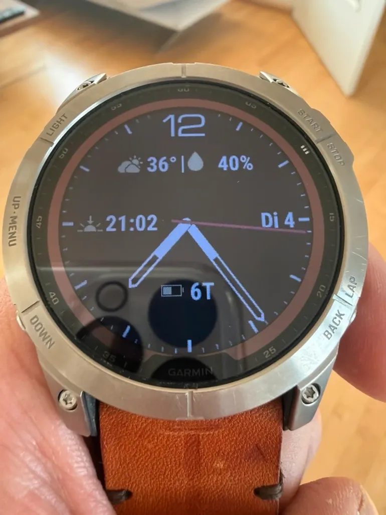 Used Garmin Fenix 7X Sapphire Solar 2024 bike — image 5 of 5