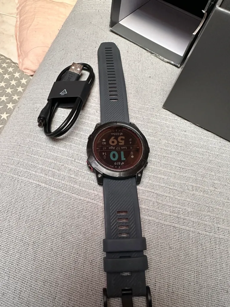 Used Garmin Fenix 7x Solar bike — image 2 of 5
