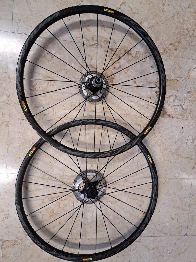 Used Mavic Ksyrium Pro Carbon SL Disc Wheels