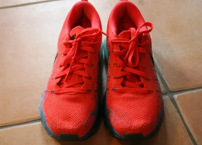 Used Orange Flyknit Air Max 2014 bike — image 3 of 6