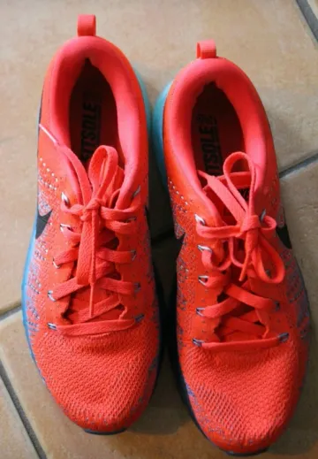 Used Orange Flyknit Air Max 2014 bike — image 5 of 6