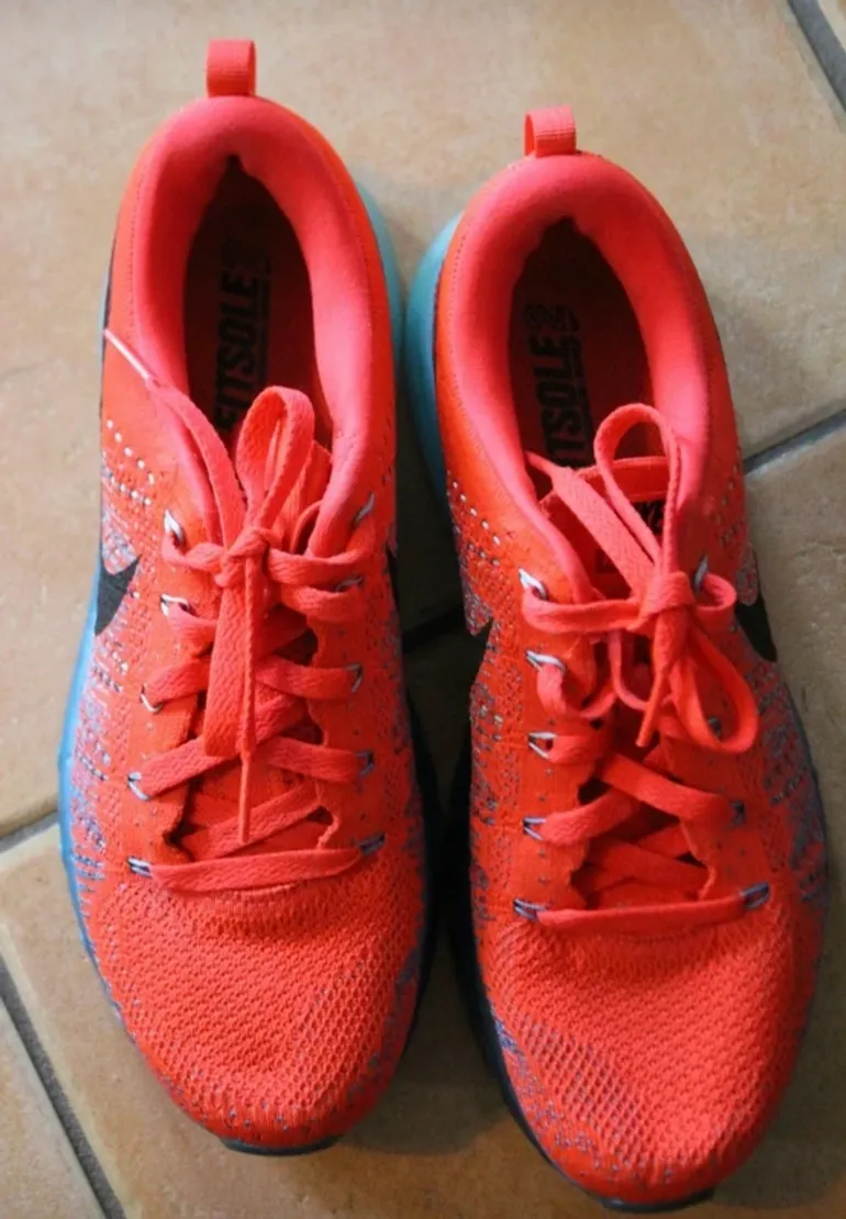 Used Orange Flyknit Air Max 2014 bike — image 5 of 6