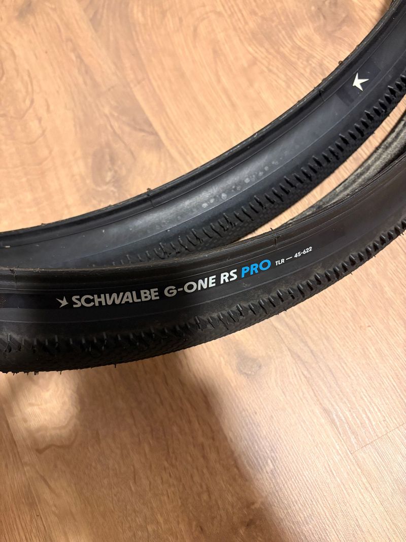 Used Schwalbe G-ONE RS 2025 Tyres & Tubes