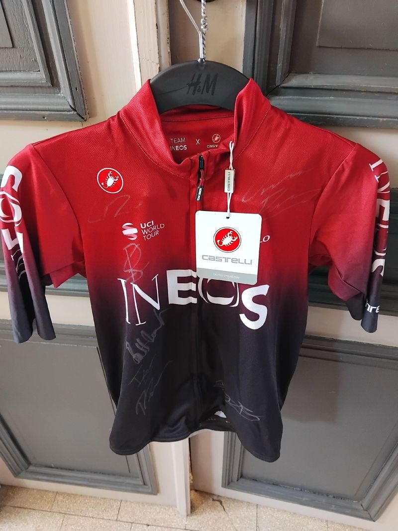 Used Castelli Team INEOS Signed Cycling Jersey Cycling Clothing