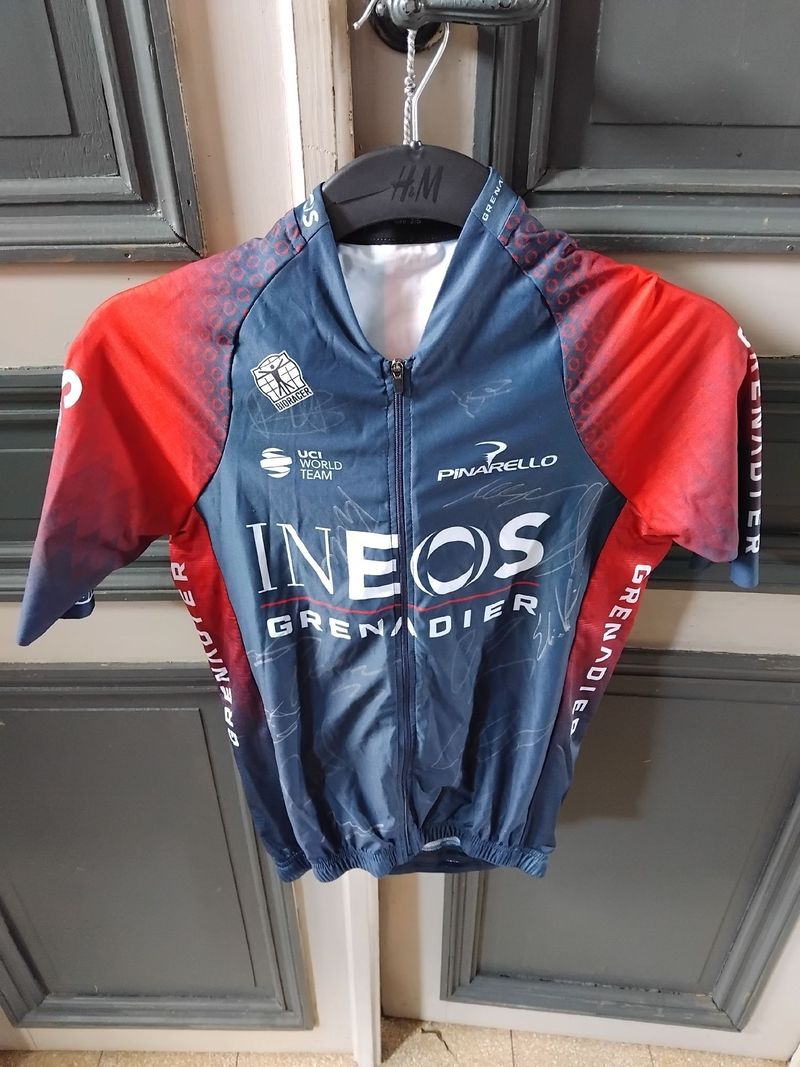 Used Bioracer Team INEOS Grenadier Signed Cycling Jersey Cycling Clothing