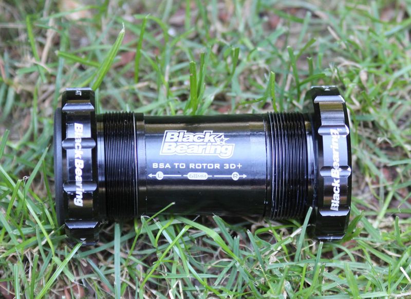 Used black bearing BB BSA to ROTOR 3D+ 30 mm Drivetrain & Pedals